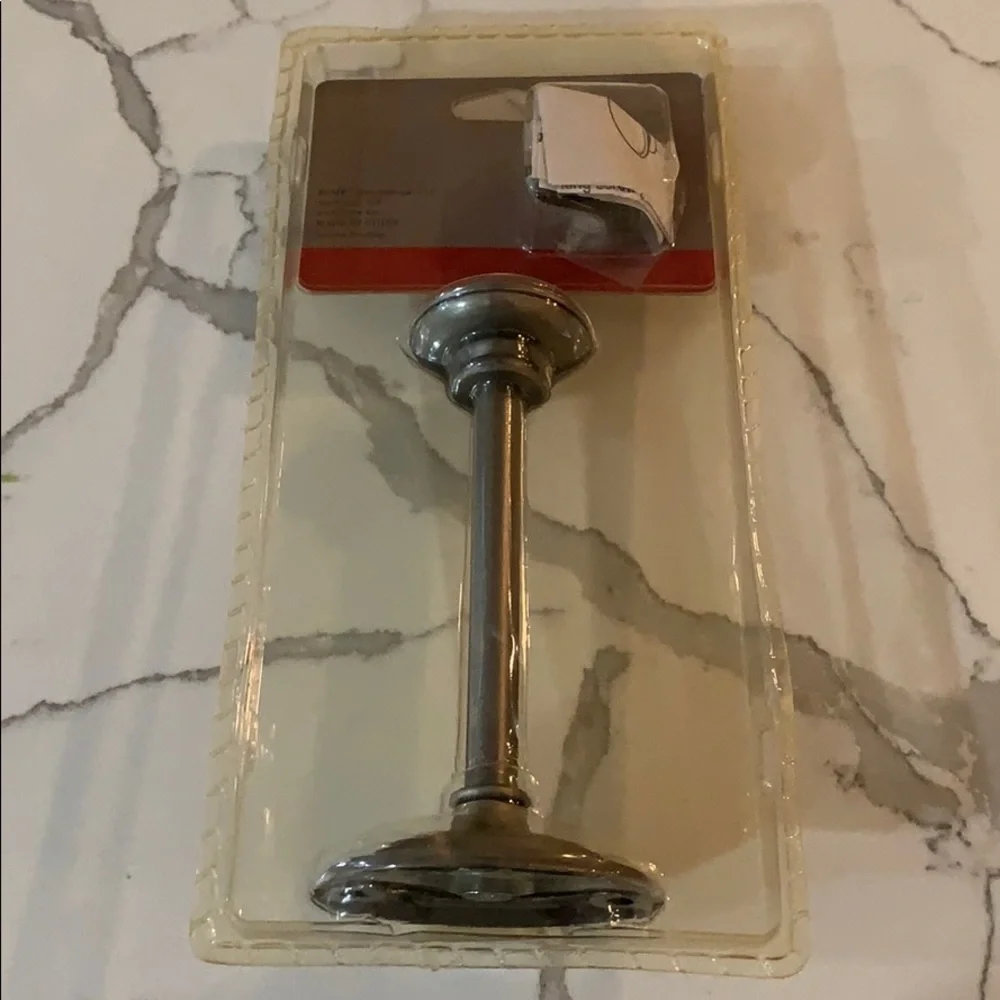 NIB set of 2 drapery holdbacks in pewter